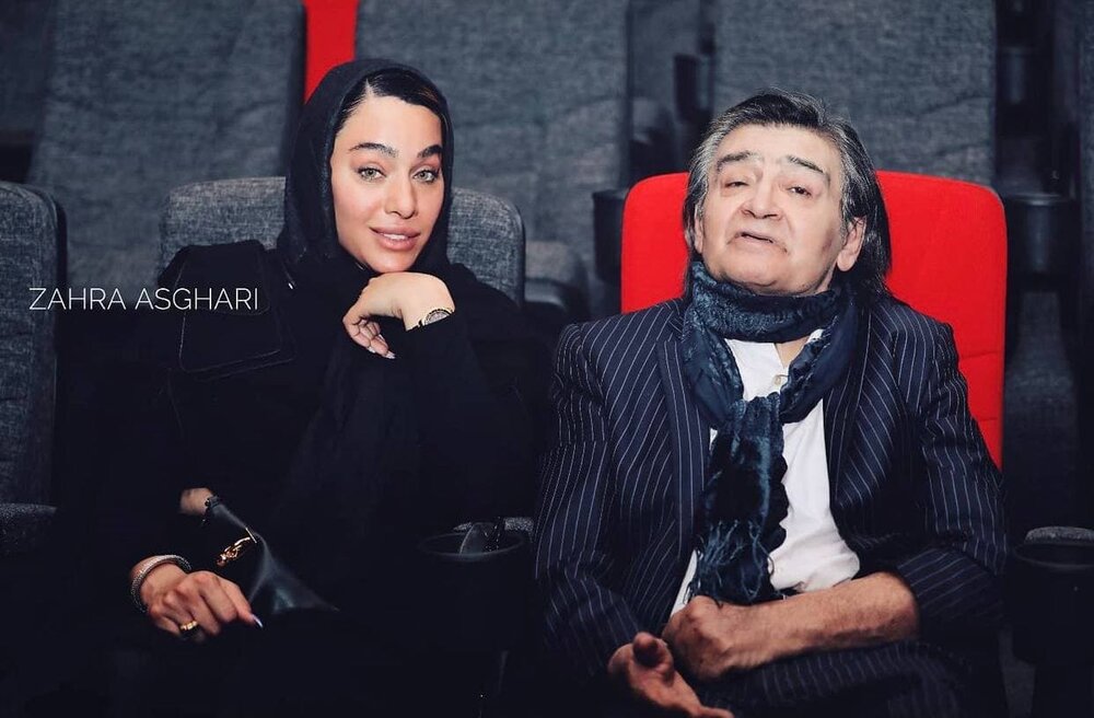 رضا رویگری و همسرش