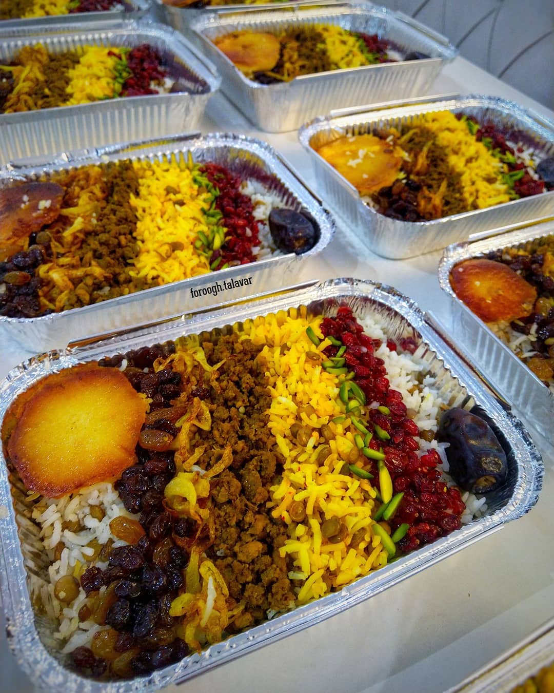 مدل تزیین عدس پلو نذری