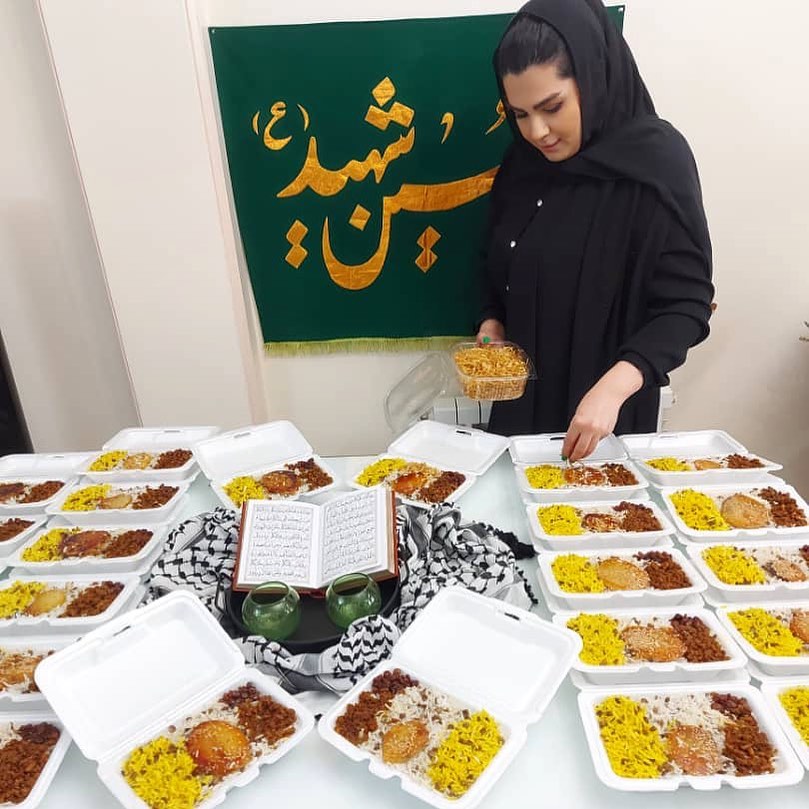 تزیین عدس پلو با گوشت چرخ کرده