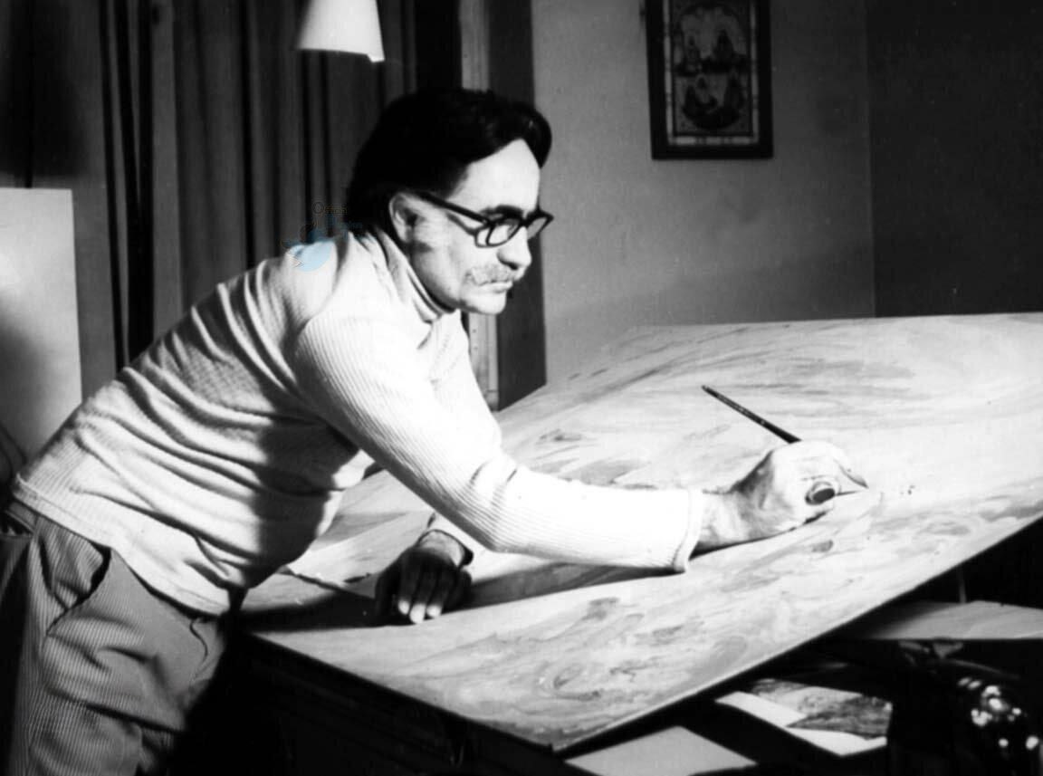 عکس استاد محمود فرشچیان