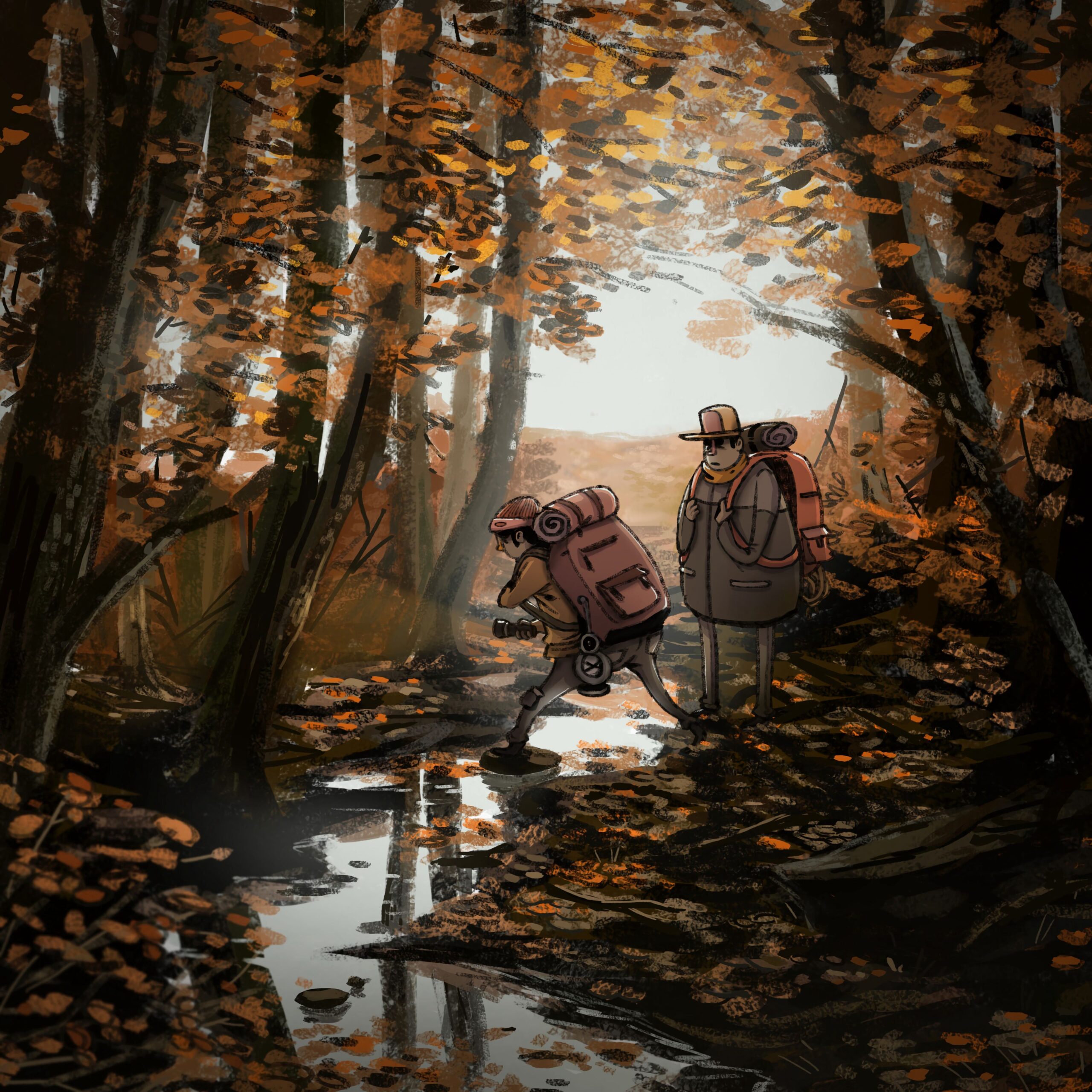 عکس پاییزی غمگین