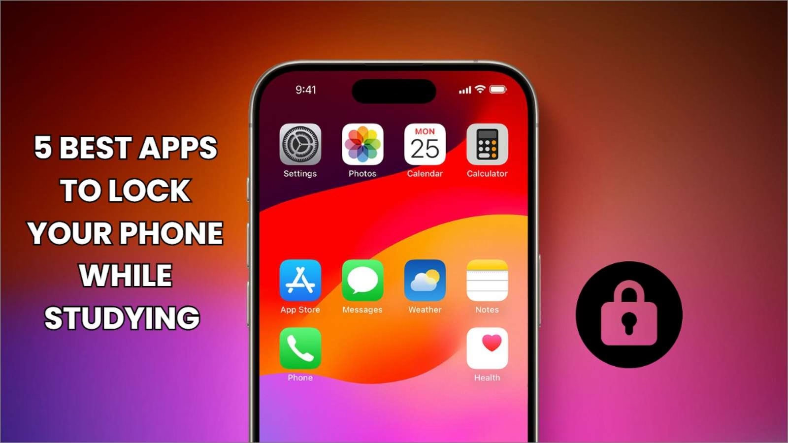 برنامه قفل گوشی با تایمر