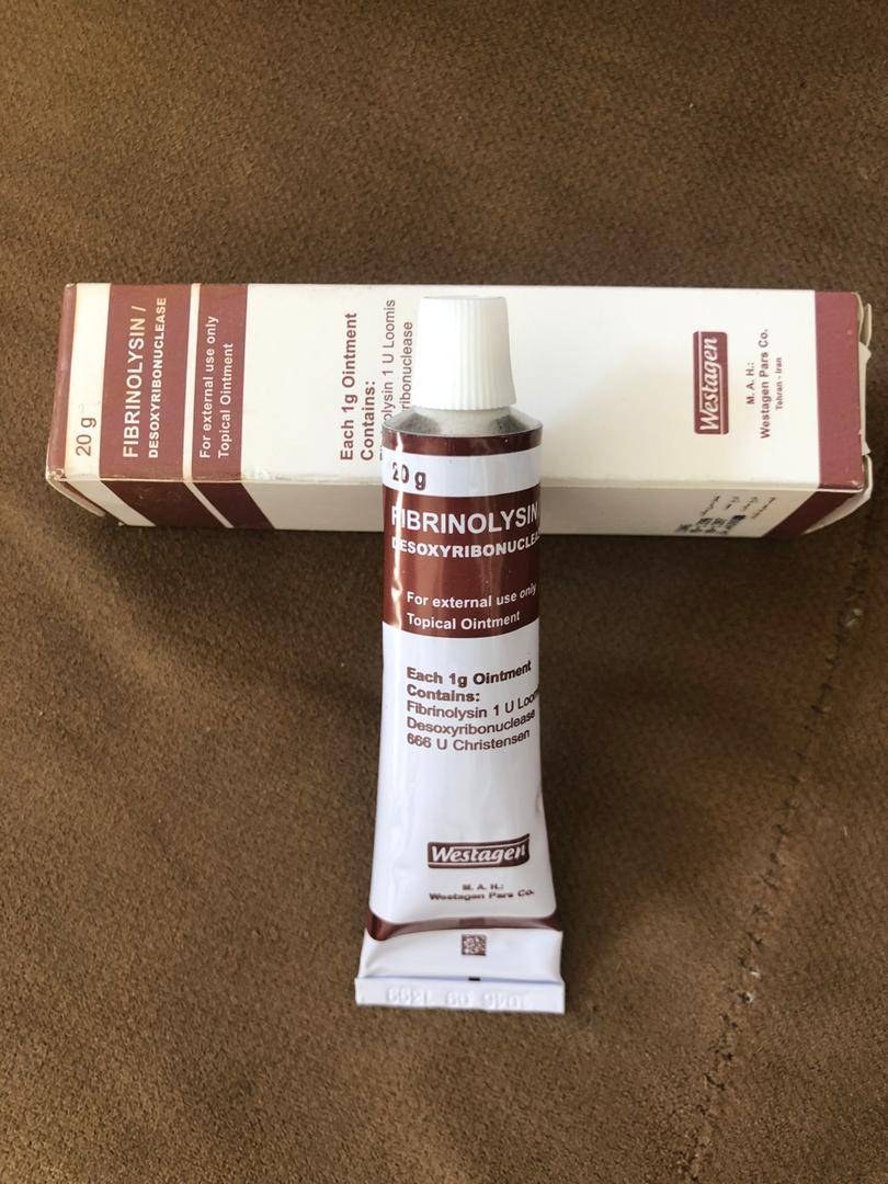 پماد فیبرینولیزین برای گوشت اضافه