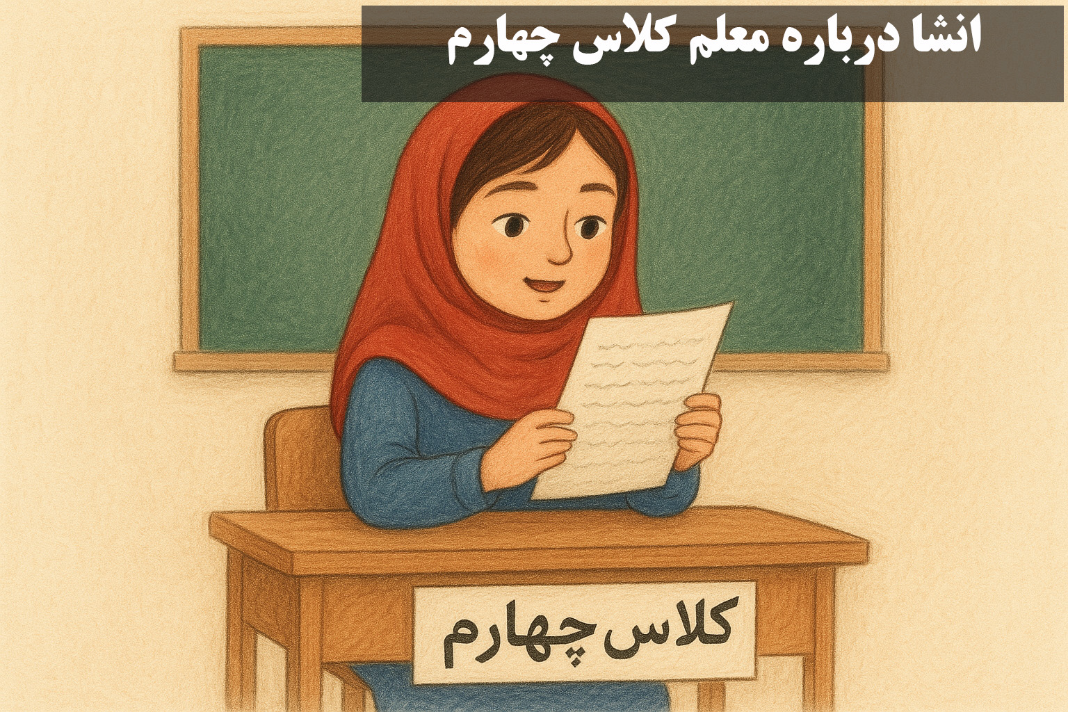 انشا درباره معلم کلاس چهارم