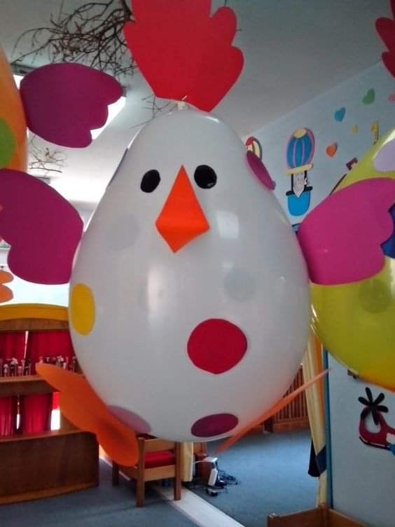 کاردستی روز کودک با بادکنک