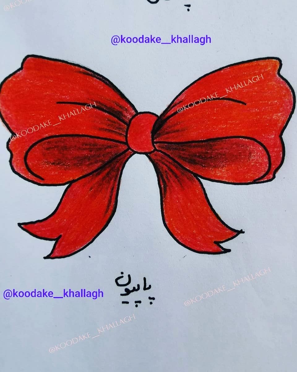 نقاشی با نشانه پ برای کلاس اول