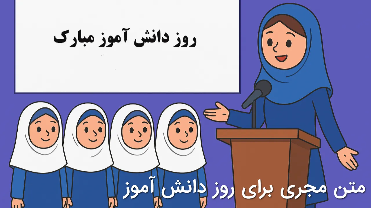 متن مجری برای روز دانش آموز