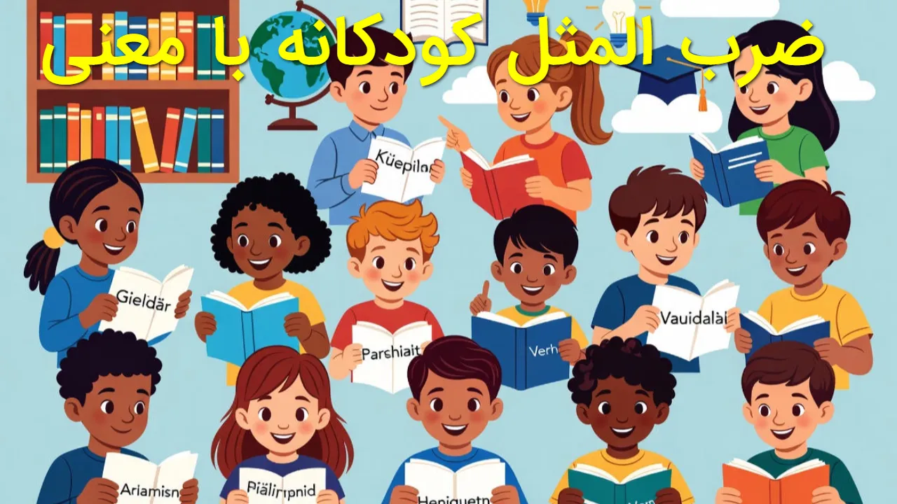 ضرب المثل کودکانه با معنی 