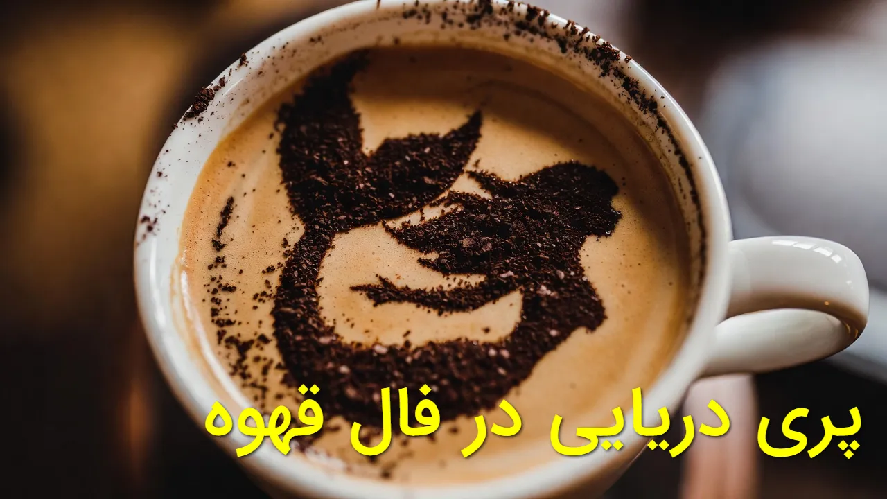 پری دریایی در فال قهوه