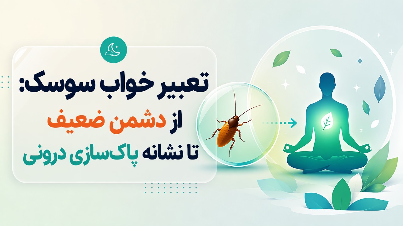 تعبیر خواب سوسک: از دشمن ضعیف تا نشانه پاک‌سازی درونی
