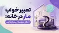 تعبیر خواب مار در خانه؛ از نگاه سنتی تا روان‌شناختی