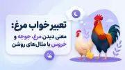 تعبیر خواب مرغ: معنی دیدن مرغ، جوجه و خروس با مثال‌های روشن