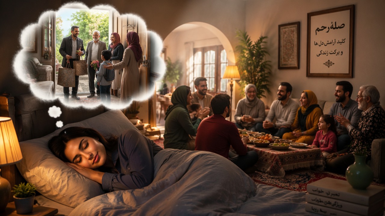 تعبیر خواب مهمان, تعبیر خواب مهمان آمدن فامیل, دیدن فامیل در خواب, تعبیر مهمانی در خواب, مهمان ناخوانده در خواب, تعبیر خواب پذیرایی, صلهرحم در خواب, تعبیر خواب مهمان زیاد, تعبیر خواب مهمانی خانوادگی,