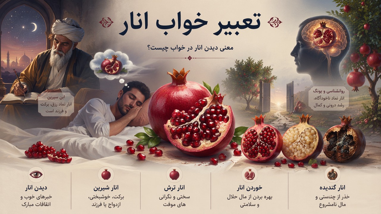 تعبیر خواب انار, تعبیر خواب انار شیرین, تعبیر خواب انار ترش, تعبیر خواب خوردن انار, تعبیر خواب دیدن انار, تعبیر خواب ابن سیرین انار, تعبیر خواب انار گندیده, تعبیر خواب انار روانشناسی, تعبیر خواب یونگ انار,