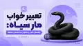 تعبیر خواب مار سیاه: راهنمای کامل و جامع از دیدگاه های مختلف