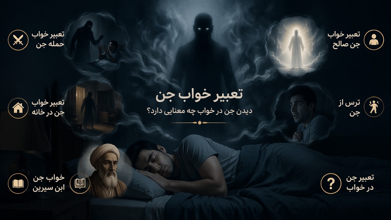 تعبیر خواب جن, دیدن جن در خواب, ترس از جن, تعبیر خواب حمله جن, تعبیر خواب جن صالح, تعبیر خواب جن در خانه, خواب جن ابن سیرین, تعبیر جن در خواب,