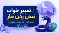 تعبیر خواب نیش زدن مار | راهنمای کامل از نگاه اسلامی و روانشناختی