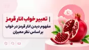 تعبیر خواب انار قرمز | مفهوم دیدن انار قرمز در خواب بر اساس نظر معبران