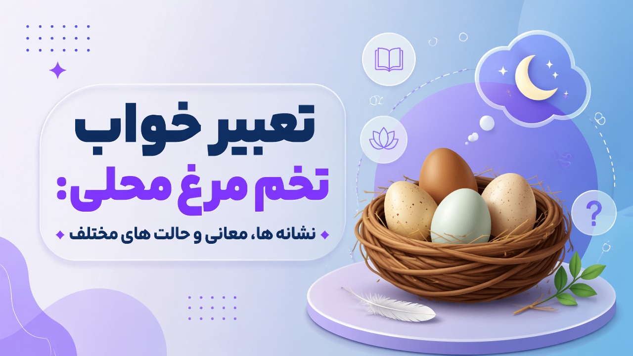تعبیر خواب تخم مرغ محلی: نشانه ها، معانی و حالت های مختلف