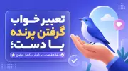 تعبیر خواب گرفتن پرنده با دست؛ نشانه فرصت، خبر خوش یا کنترل اوضاع