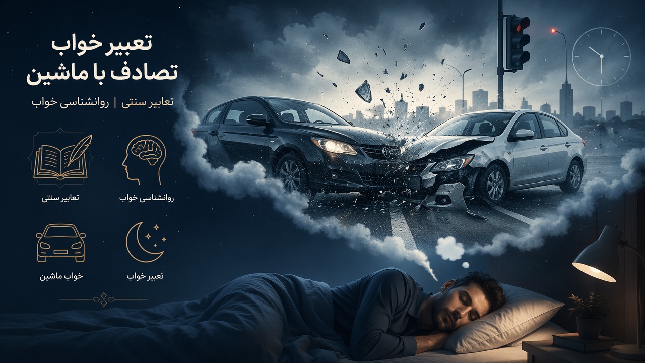 تعبیر خواب تصادف با ماشین, خواب تصادف با ماشین, تعبیر خواب, خواب ماشین, تعابیر سنتی, روانشناسی خواب, 