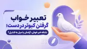 تعبیر خواب گرفتن کبوتر در دست؛ نشانه خبر خوش، آرامش یا میل به کنترل؟