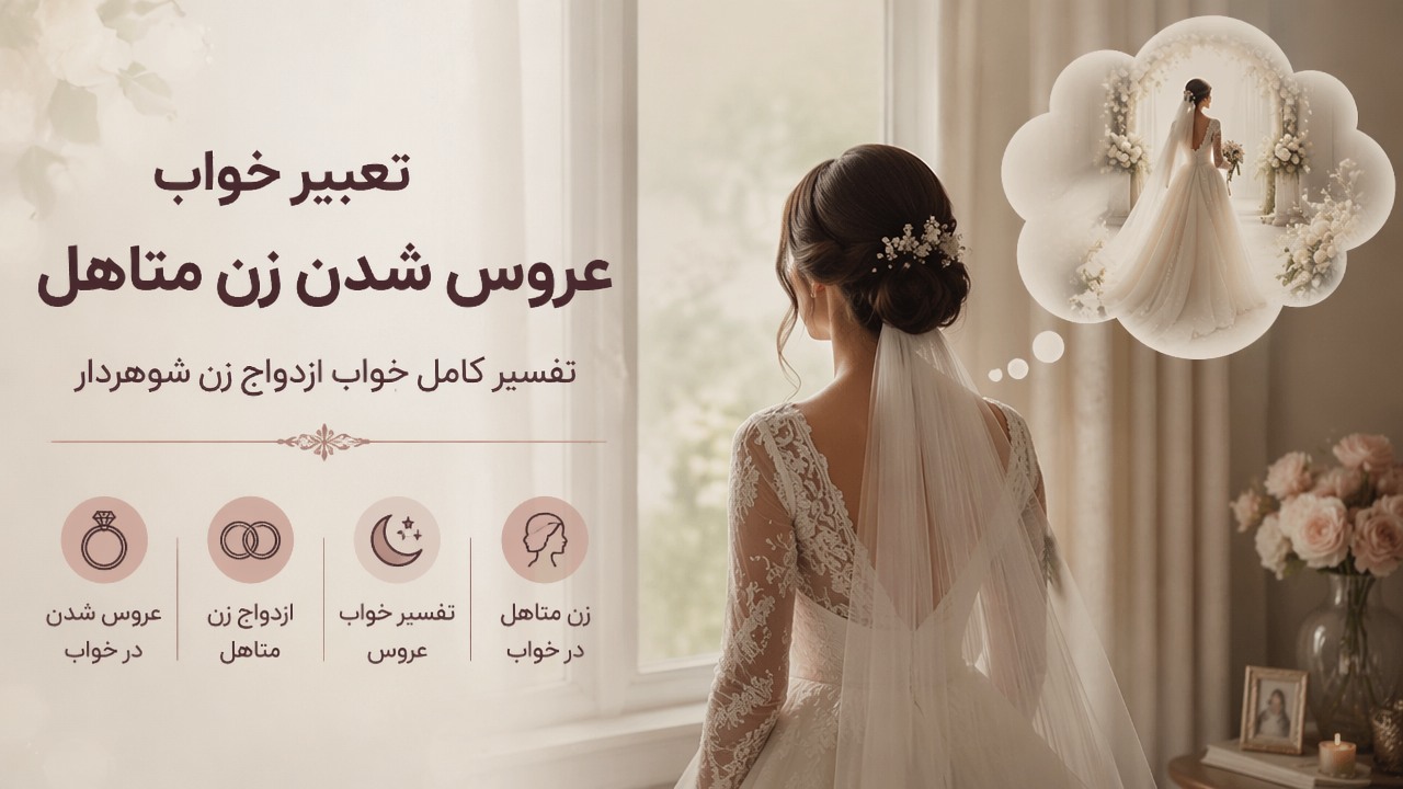 تعبیر خواب عروس شدن زن متاهل, تعبیر خواب عروس شدن, زن متاهل در خواب, تعبیر خواب ازدواج زن شوهردار, تفسیر خواب عروس, 