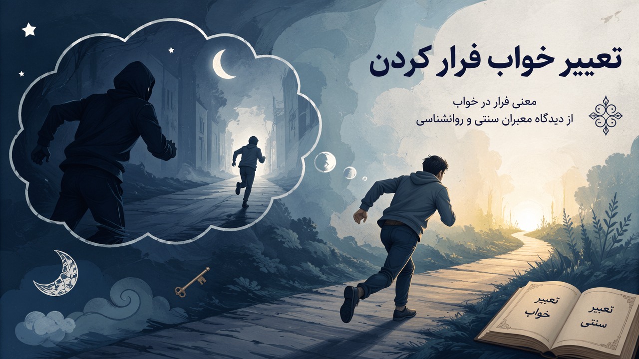 تعبیر خواب فرار کردن, تعبیر خواب تعقیب, خواب فرار از دشمن, معنی فرار در خواب, تعبیر خواب ترس, خواب تعقیب و گریز, فرار در رویا, دیدن فرار در خواب, روانشناسی خواب فرار, تعبیر خواب سنتی, 