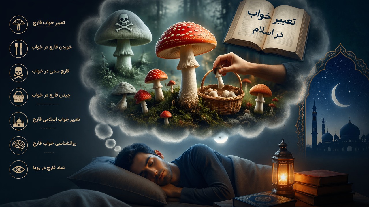 تعبیر خواب قارچ, معنی قارچ در خواب, خوردن قارچ در خواب, قارچ سمی در خواب, چیدن قارچ خواب, تعبیر خواب اسلامی قارچ, نماد قارچ در رویا, روانشناسی خواب قارچ, 