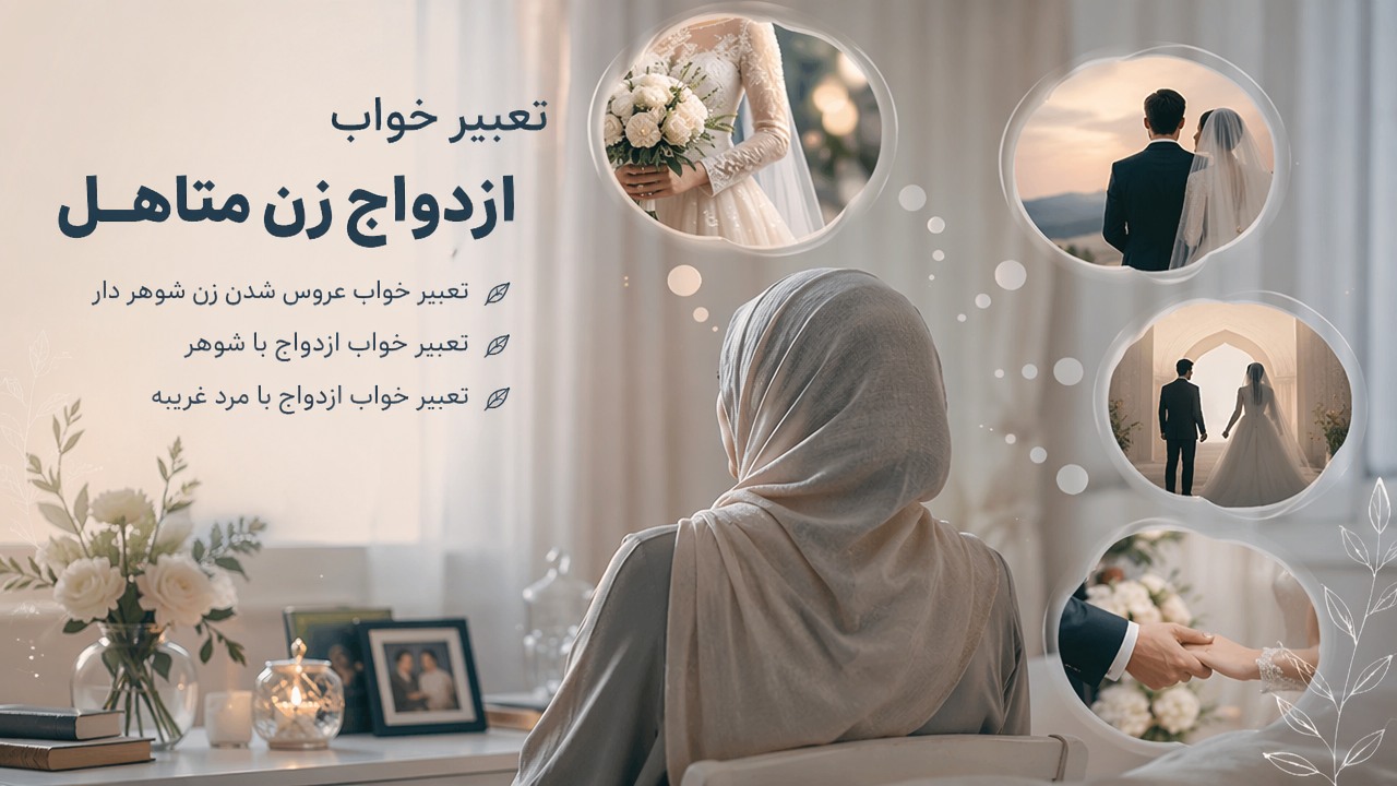 تعبیر خواب ازدواج زن متاهل, تعبیر خواب عروس شدن زن شوهر دار, خواب ازدواج زن متاهل, تعبیر خواب ازدواج با شوهر, تعبیر خواب ازدواج با مرد غریبه,