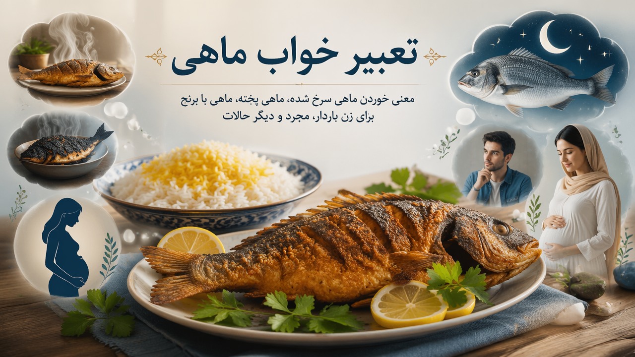 تعبیر خواب خوردن ماهی سرخ شده, تعبیر خواب ماهی پخته, تعبیر خواب ماهی بزرگ سرخ شده, خوردن ماهی سرخ شده در خواب, تعبیر خواب ماهی سوخته, تعبیر خواب ماهی با برنج, تعبیر خواب ماهی برای زن باردار, تعبیر خواب ماهی برای مجرد, 
