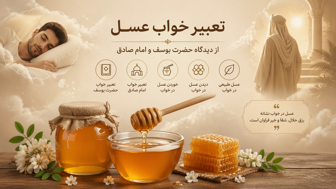 تعبیر خواب عسل, تعبیر خواب عسل حضرت یوسف, دیدن عسل در خواب, تعبیر خواب خوردن عسل, تعبیر خواب امام صادق عسل, خواب عسل طبیعی, تعبیر عسل در خواب, 