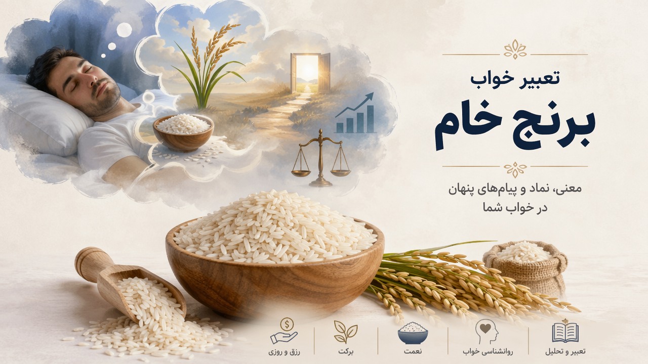 تعبیر خواب برنج خام, تعبیر خواب برنج خشک, تعبیر خواب برنج, معنی خواب برنج خام, برنج خام در خواب, تعبیر خواب برنج نپخته, نماد برنج خام در خواب, رزق و روزی در خواب, برکت در خواب, روانشناسی خواب برنج,