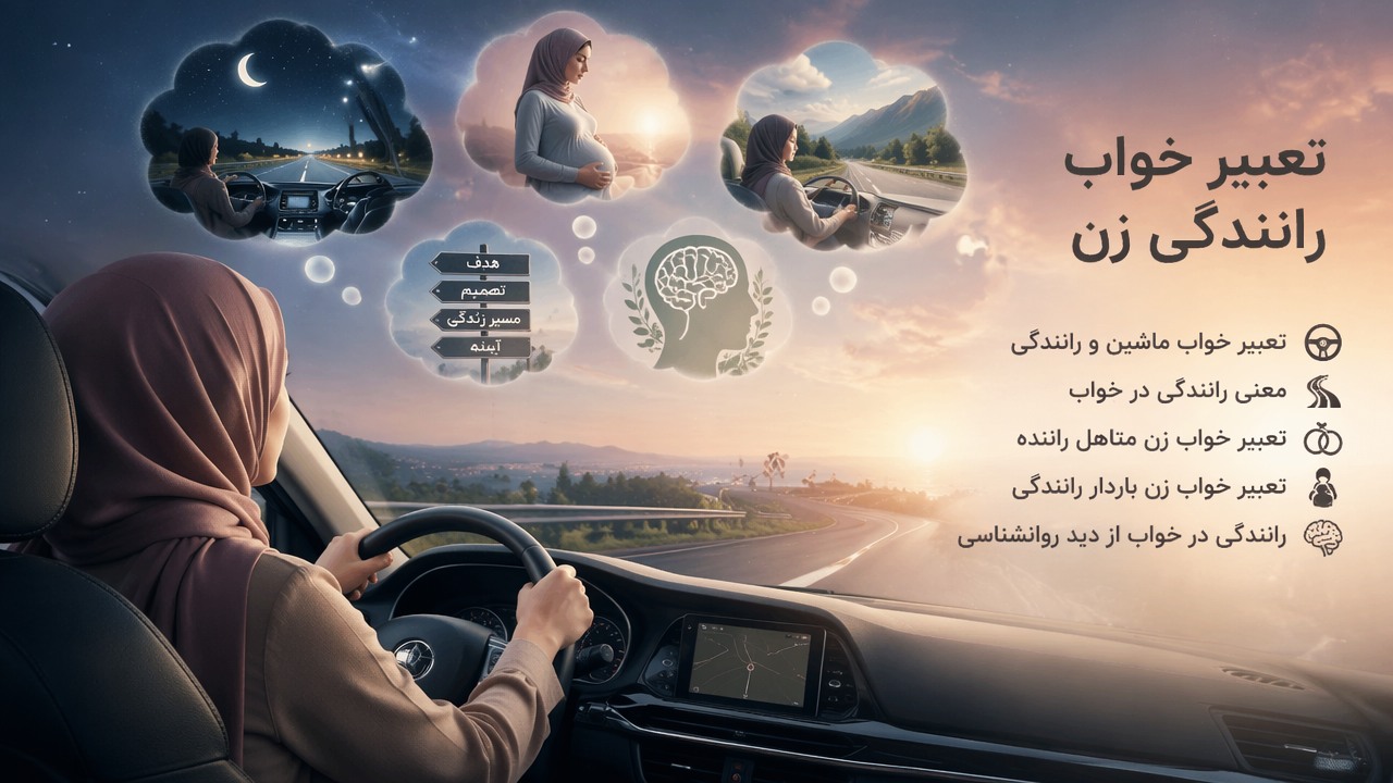 تعبیر خواب رانندگی زن, تعبیر خواب ماشین و رانندگی, خواب زن راننده, معنی رانندگی در خواب, تعبیر خواب زن متاهل راننده, تعبیر خواب زن باردار رانندگی, رانندگی در خواب از دید روانشناسی,