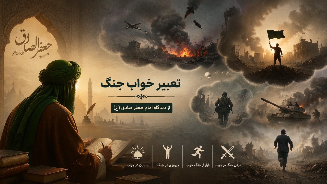 تعبیر خواب جنگ امام صادق, تعبیر خواب جنگ, تعبیر جنگ در خواب, امام جعفر صادق تعبیر خواب, دیدن جنگ در خواب, بمباران در خواب, پیروزی در جنگ خواب, فرار از جنگ خواب, 