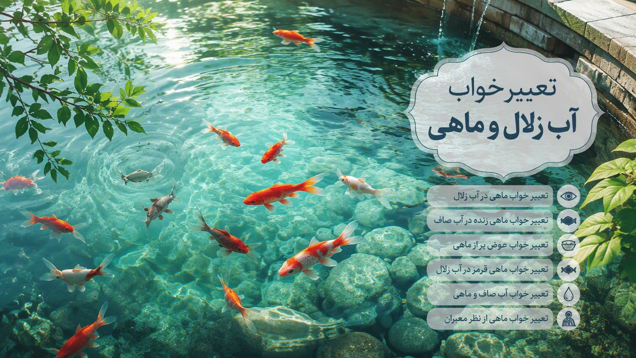 تعبیر خواب آب زلال و ماهی, تعبیر خواب ماهی در آب زلال, تعبیر خواب ماهی زنده در آب صاف, تعبیر خواب حوض پر از ماهی, تعبیر خواب ماهی قرمز در آب زلال, تعبیر خواب آب صاف و ماهی, تعبیر خواب ماهی از نظر معبران, 