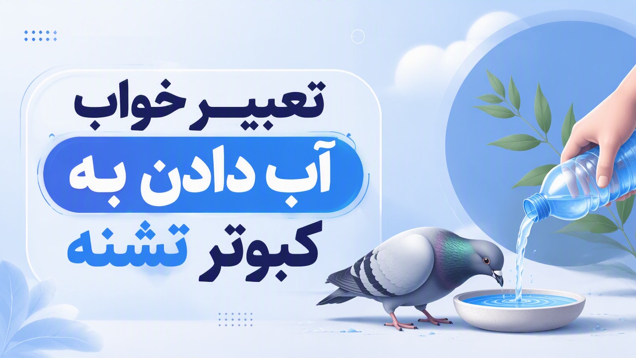 تعبیر خواب آب دادن به کبوتر تشنه