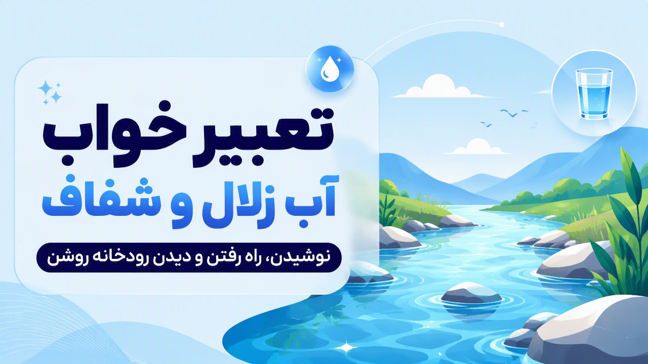 تعبیر خواب آب زلال و شفاف؛ نوشیدن، راه رفتن و دیدن رودخانه روشن