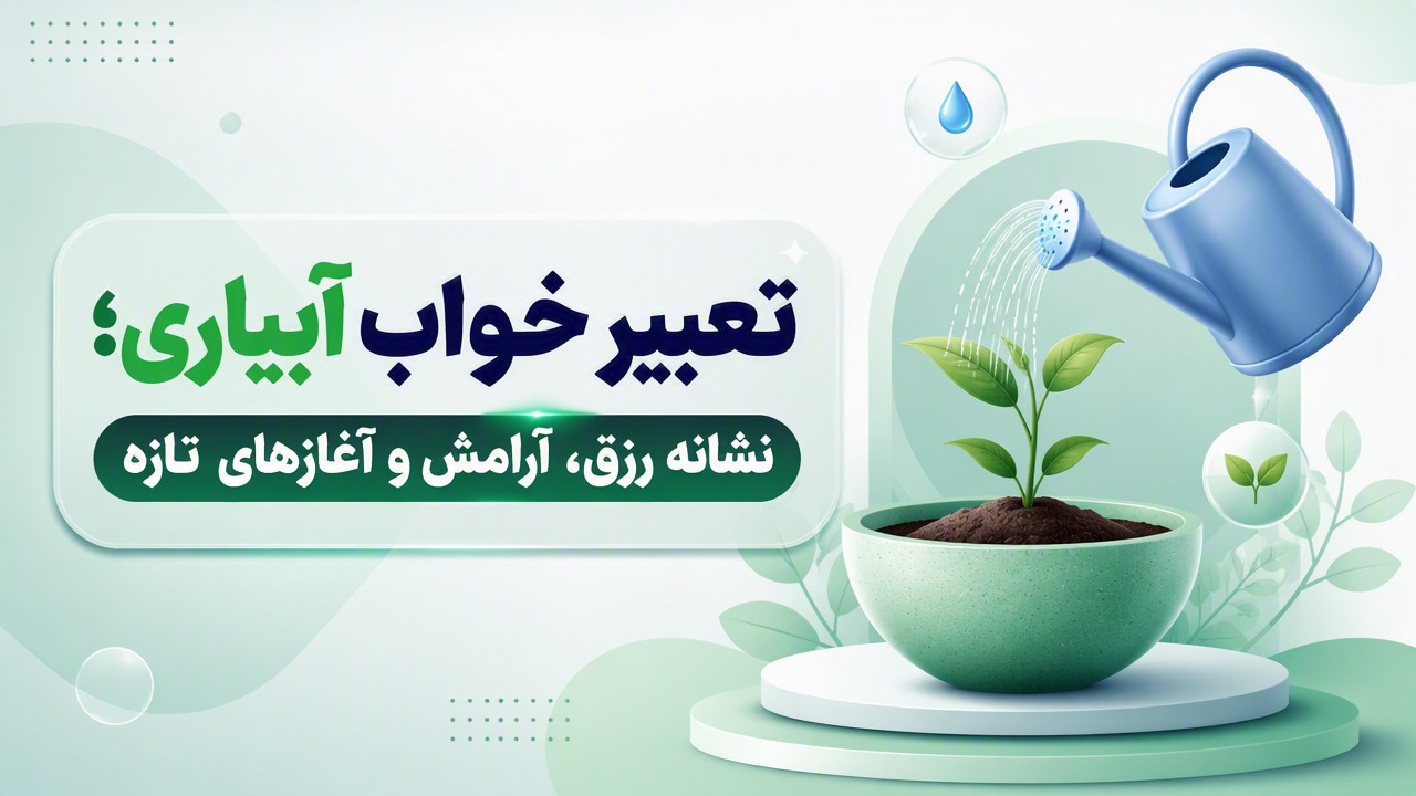 تعبیر خواب آبیاری؛ نشانه رزق، آرامش و آغازهای تازه