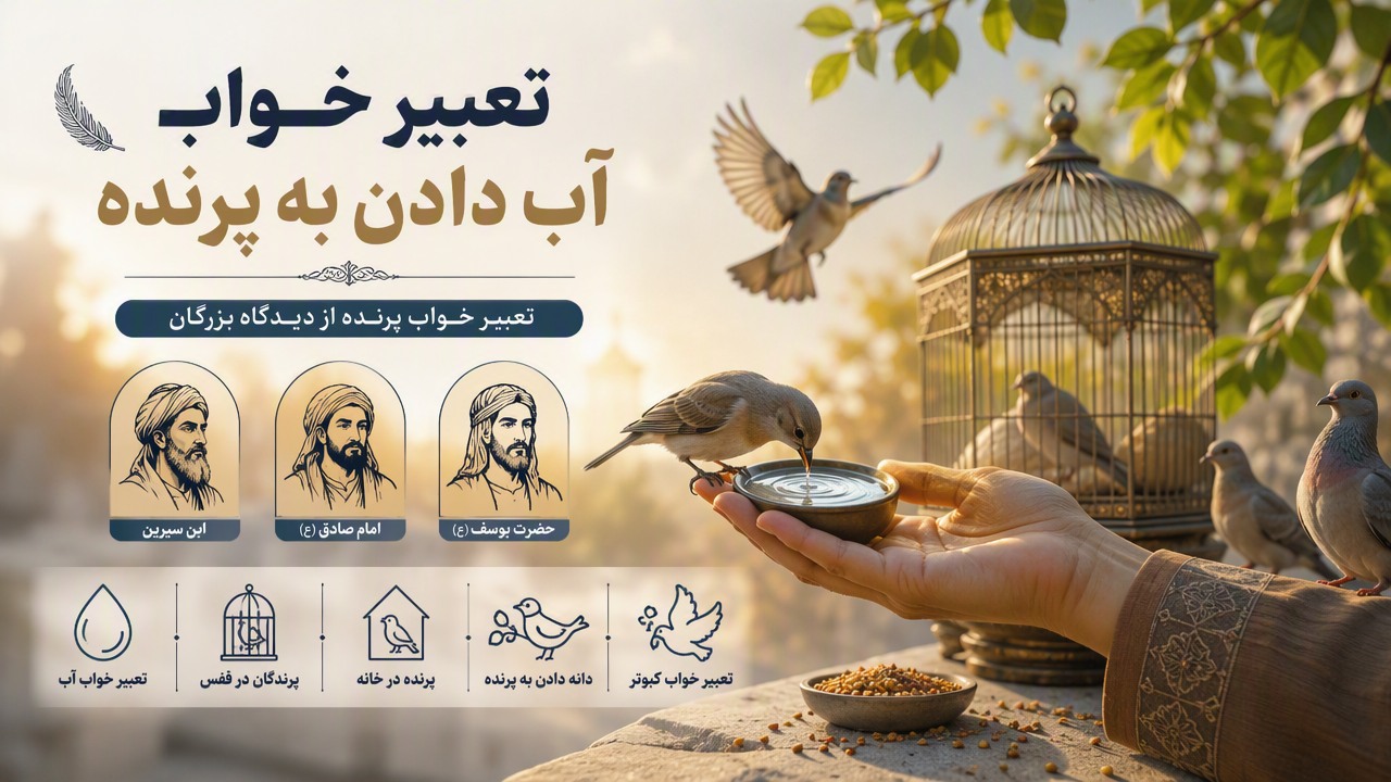 تعبیر خواب آب دادن به پرنده, تعبیر خواب پرنده, آب دادن به پرنده تشنه, دانه دادن به پرنده, تعبیر خواب کبوتر, ابن سیرین, امام صادق, حضرت یوسف, پرنده در خواب, تعبیر خواب آب, پرندگان در قفس, پرنده در خانه, 