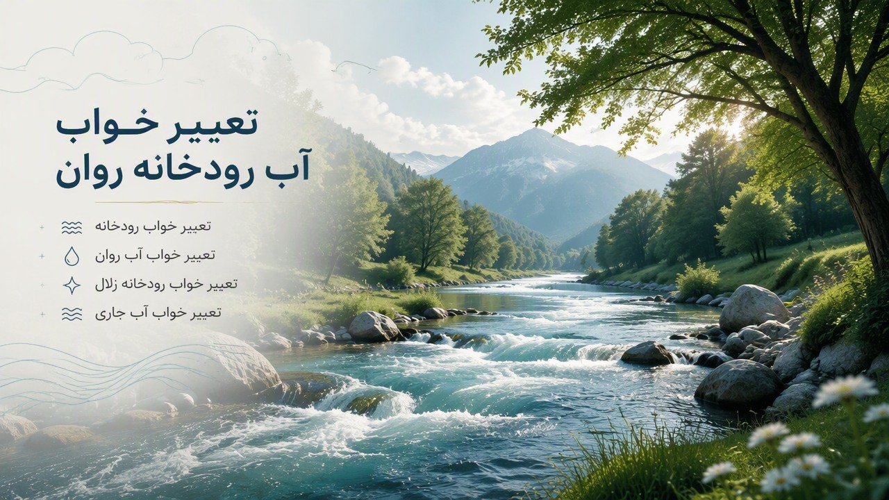 تعبیر خواب آب رودخانه روان, تعبیر خواب رودخانه, تعبیر خواب آب روان, تعبیر خواب رودخانه زلال, تعبیر خواب آب جاری,