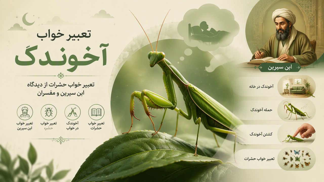 تعبیر خواب آخوندک, آخوندک در خواب, تعبیر خواب حشره, تعبیر خواب ابن سیرین, آخوندک در خانه, حمله آخوندک, کشتن آخوندک, تعبیر خواب حشرات, 