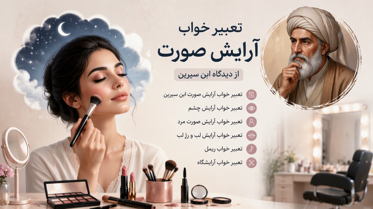 تعبیر خواب آرایش صورت ابن سیرین, تعبیر خواب آرایش صورت, تعبیر خواب آرایش چشم, تعبیر خواب آرایش صورت مرد, تعبیر خواب آرایش لب, تعبیر خواب رژ لب, تعبیر خواب ریمل, تعبیر خواب آرایشگاه, 