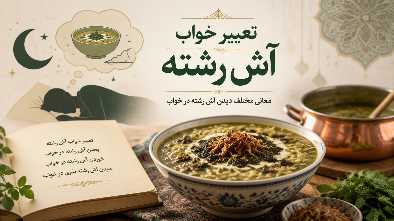تعبیر خواب آش رشته, آش رشته در خواب, تعبیر خواب پختن آش رشته, تعبیر خواب خوردن آش رشته, تعبیر خواب آش رشته نذری, 