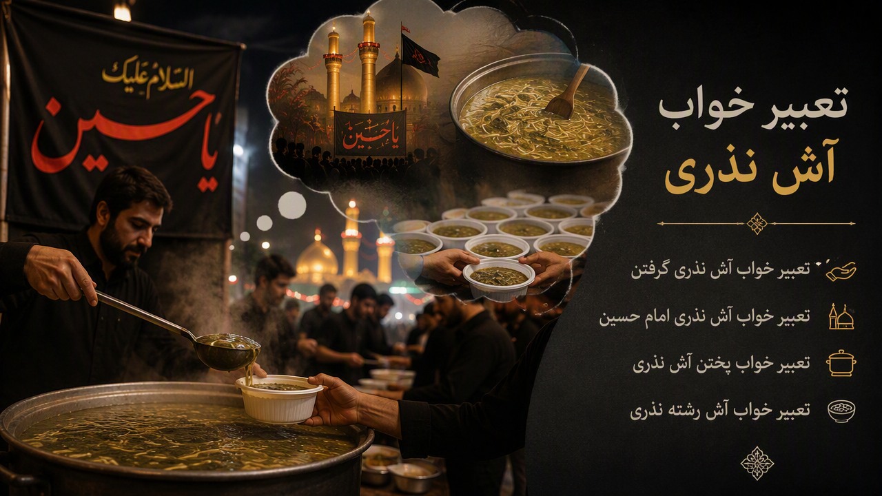 تعبیر خواب آش نذری, تعبیر خواب آش نذری گرفتن, تعبیر خواب آش نذری امام حسین, تعبیر خواب پختن آش نذری, تعبیر خواب آش رشته نذری, 