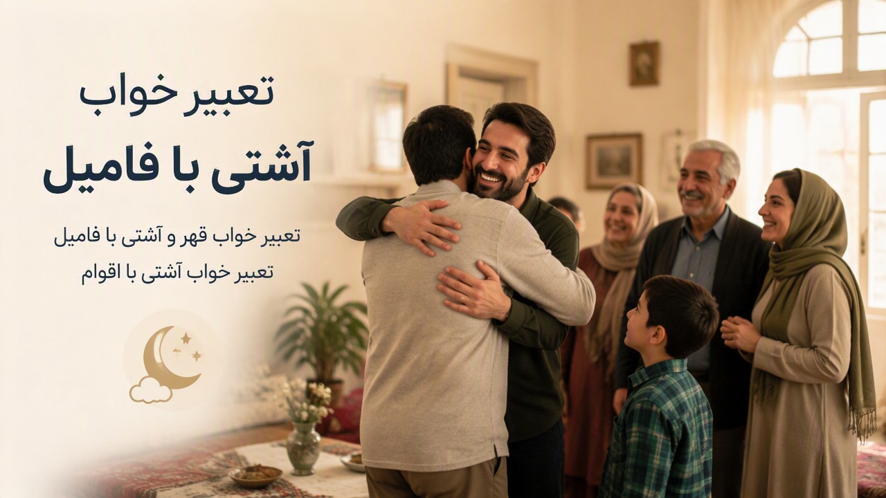 تعبیر خواب آشتی با فامیل, خواب آشتی با فامیل, تعبیر خواب قهر و آشتی با فامیل, تعبیر خواب آشتی با اقوام,