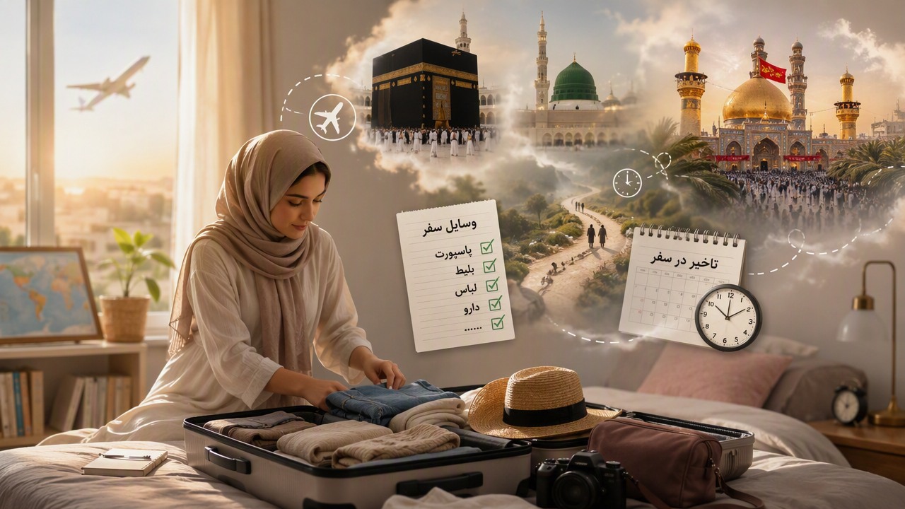 تعبیر خواب آماده شدن برای سفر, تعبیر خواب سفر, تعبیر خواب دختر مجرد, تعبیر خواب زیارت, تعبیر خواب کربلا, تعبیر خواب مکه, تعبیر خواب وسایل سفر, تعبیر خواب تاخیر در سفر,