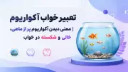تعبیر خواب آکواریوم | معنی دیدن آکواریوم پر از ماهی، خالی و شکسته در خواب
