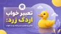 تعبیر خواب اردک زرد: معنی و تفسیر دیدن اردک زرد در خواب
