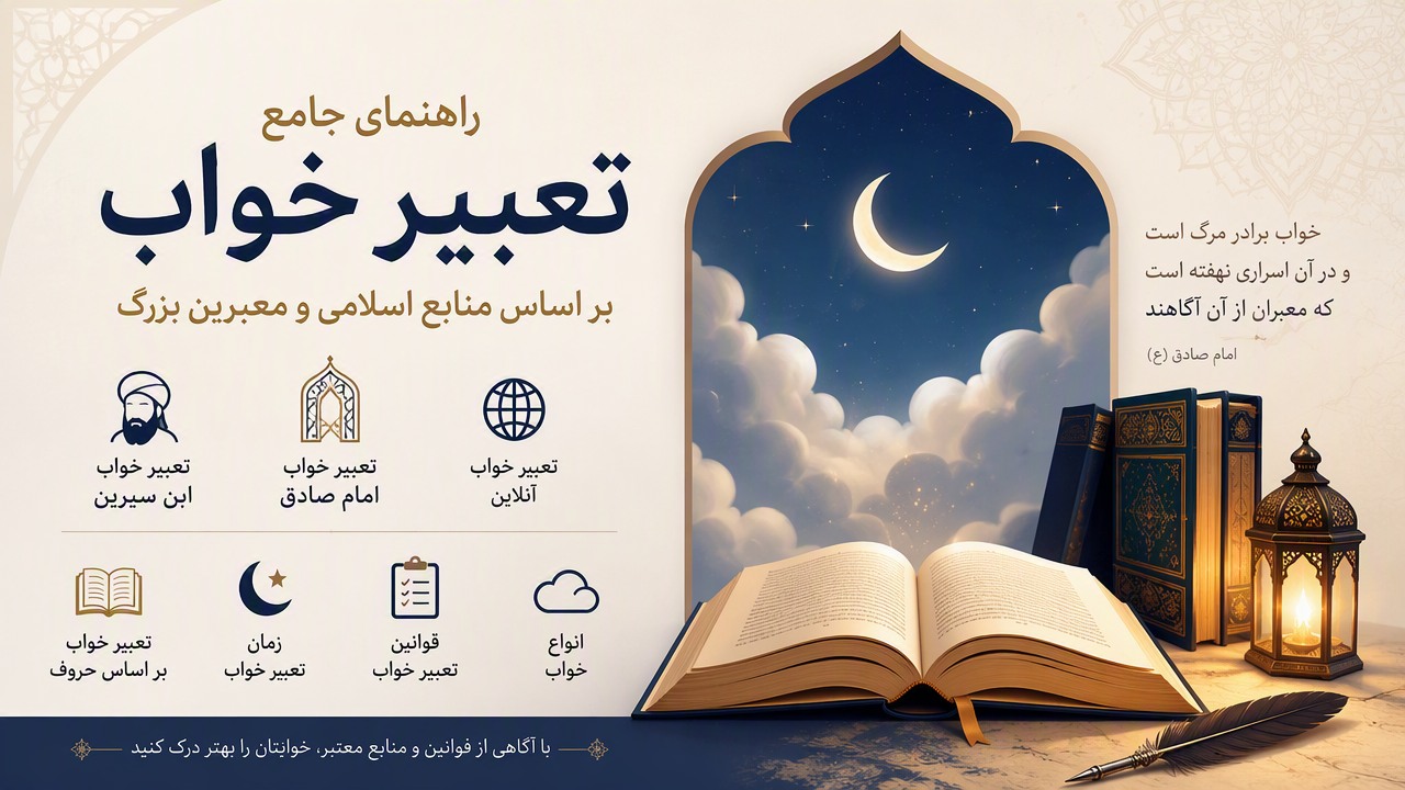 تعبیر خواب ابن سیرین, تعبیر خواب آنلاین, تعبیر خواب امام صادق, تعبیر خواب بر اساس حروف, تعبیر خواب اسلامی, زمان تعبیر خواب, انواع خواب, قوانین تعبیر خواب, 